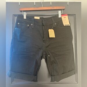 Men’s Levi’s 511 Slim Black Jean Shorts Size 32 NWT